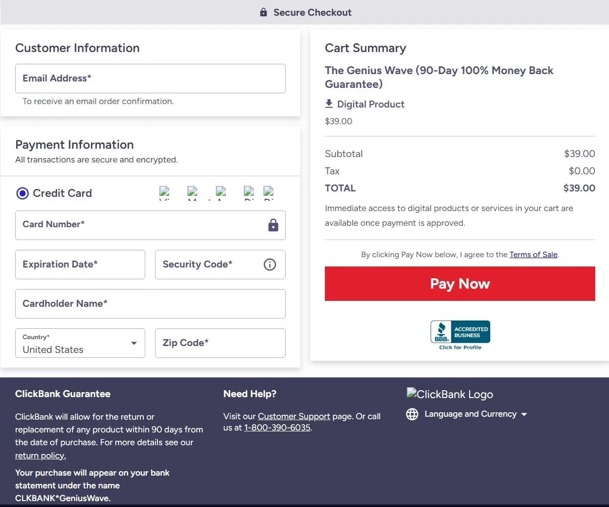 Payment Page